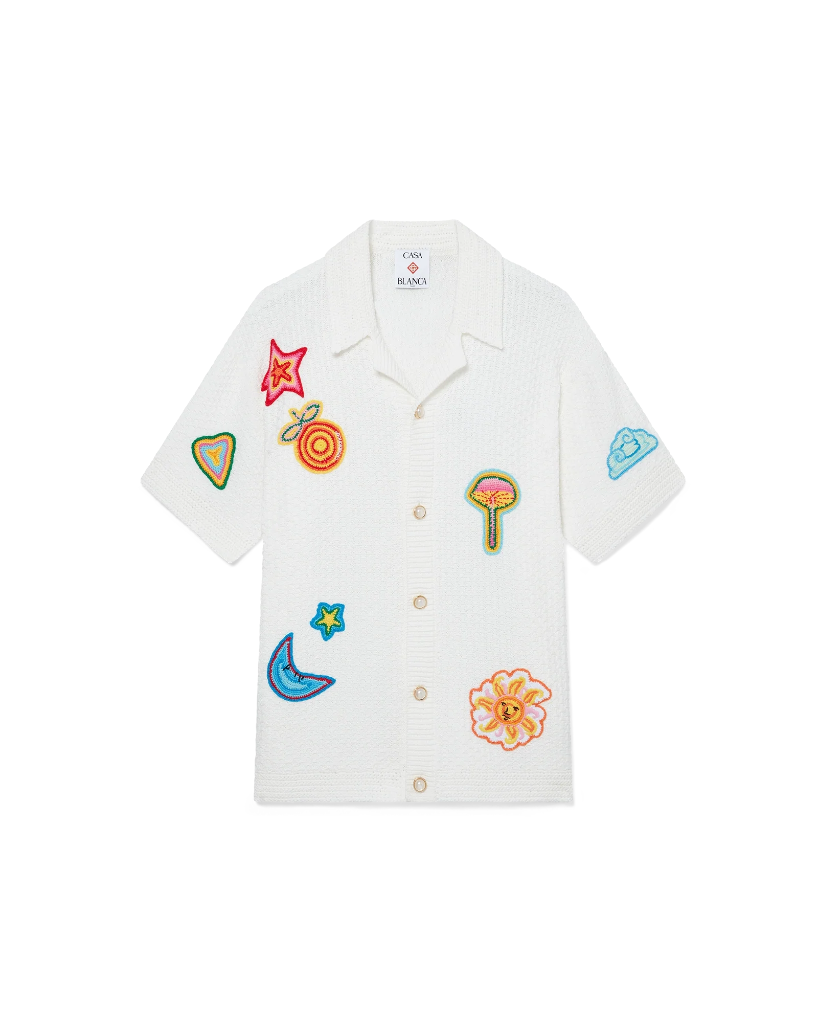 Motif Crochet Shirt