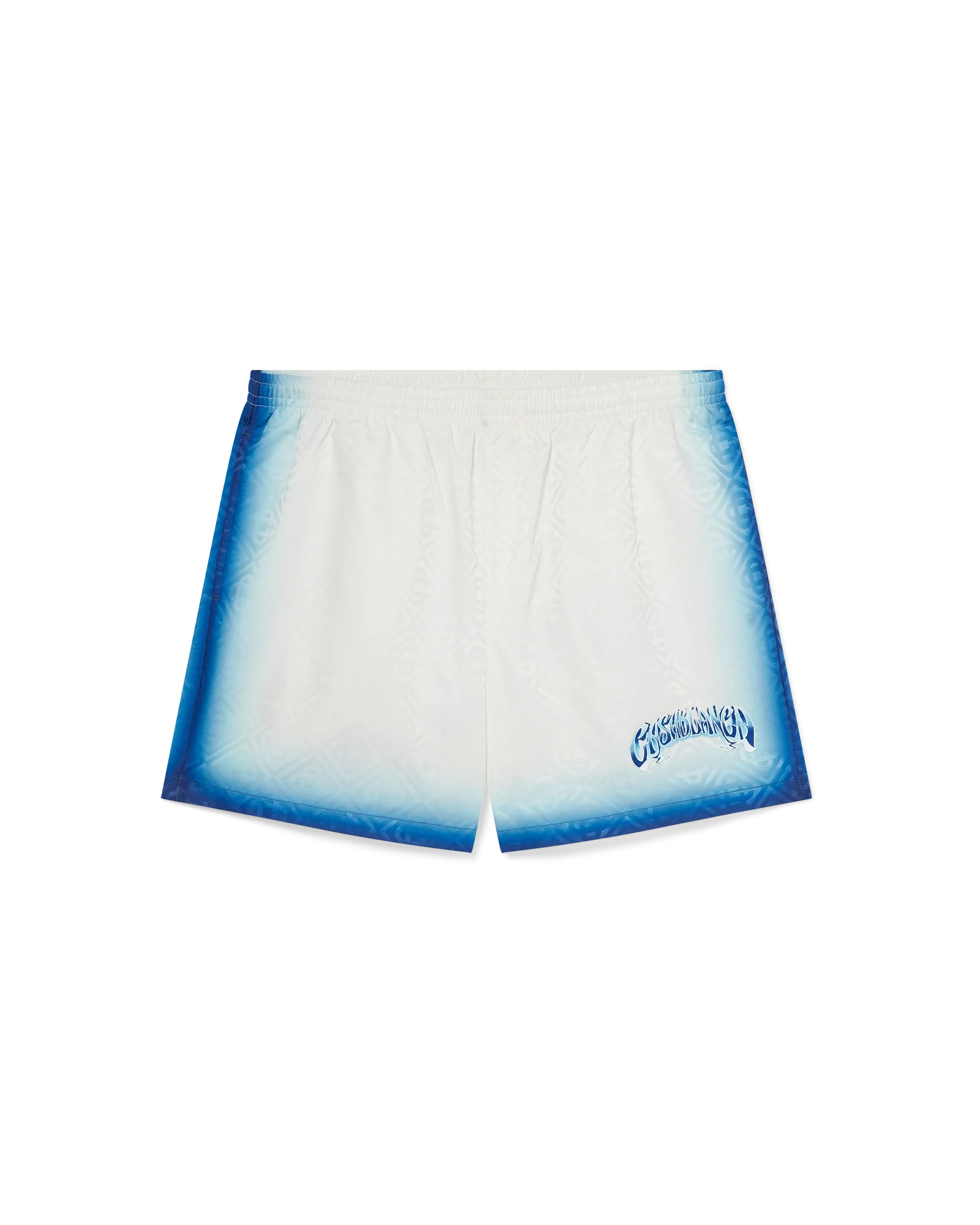 Shorts de baño con desvanecimiento azul