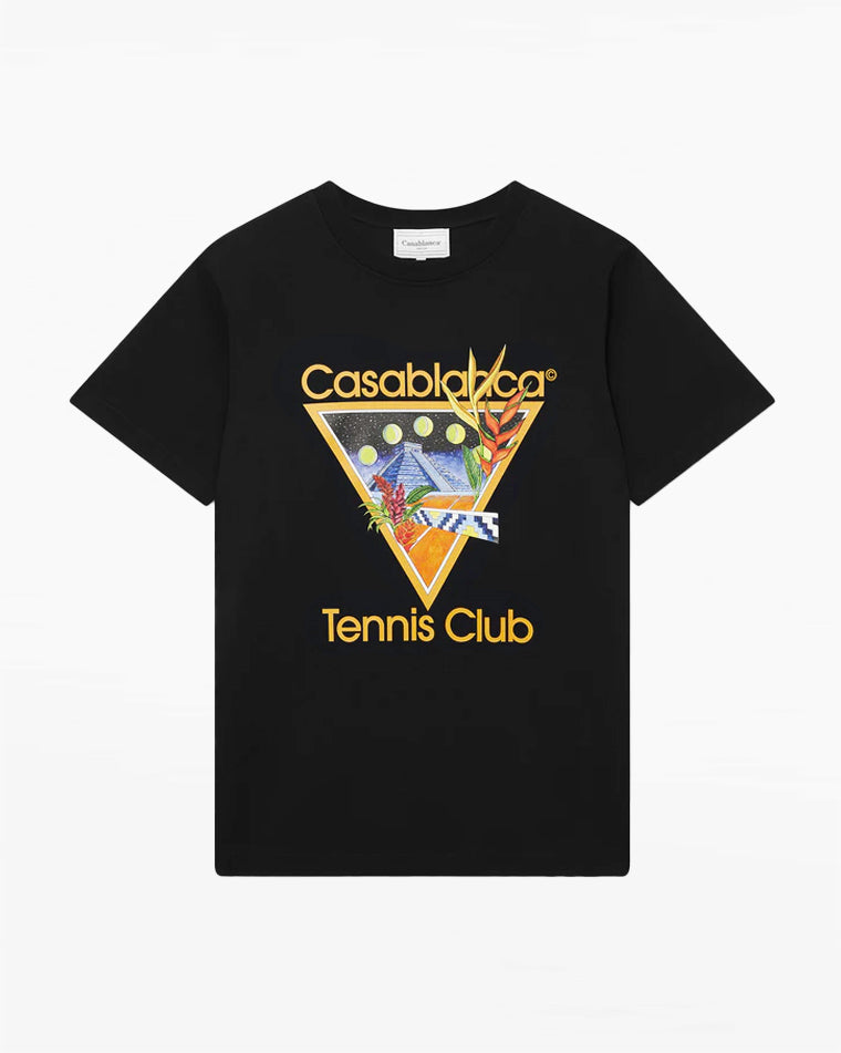 Camiseta negra del Club de Tenis Casablanca