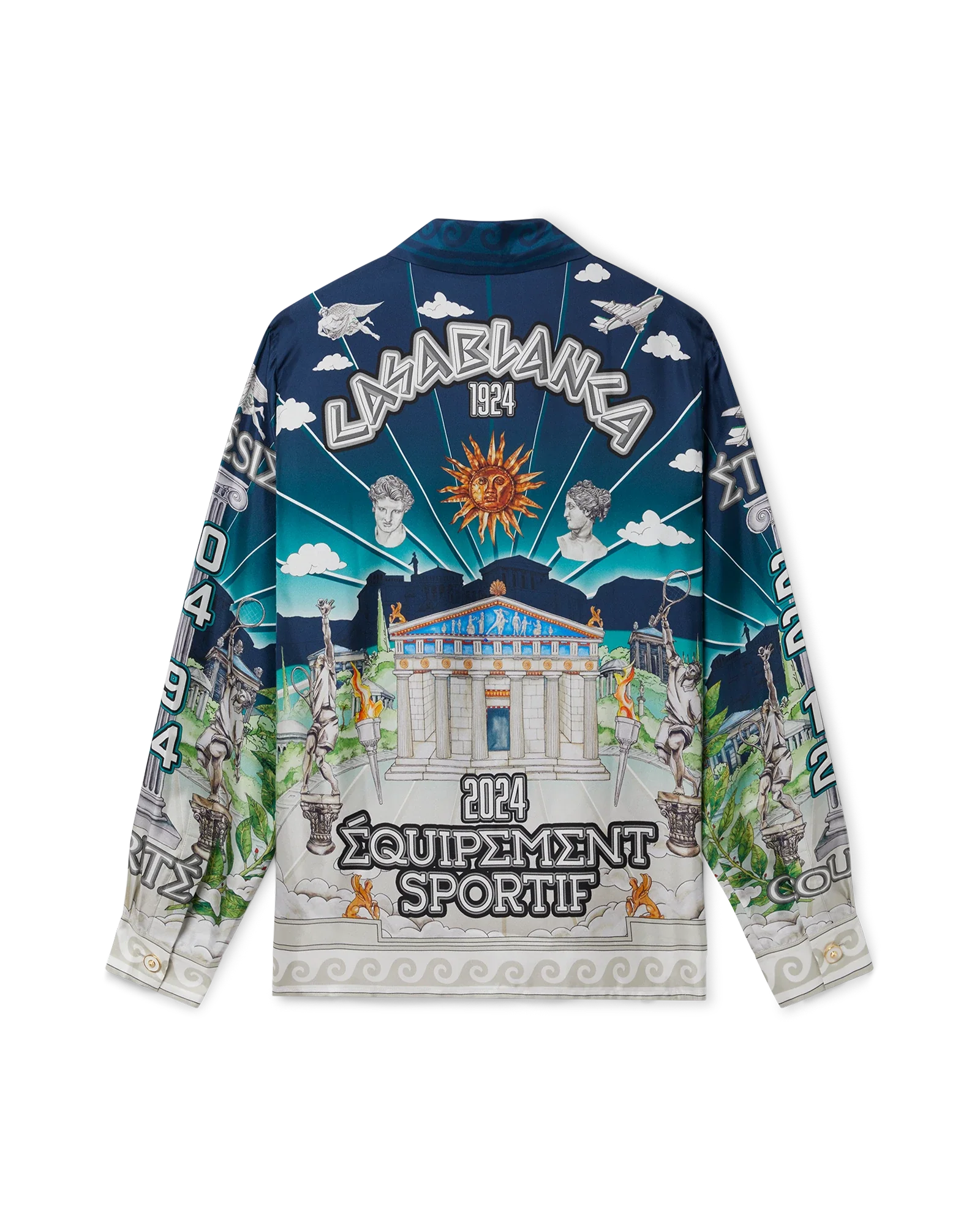 Camisa de seda The Temple of Sport