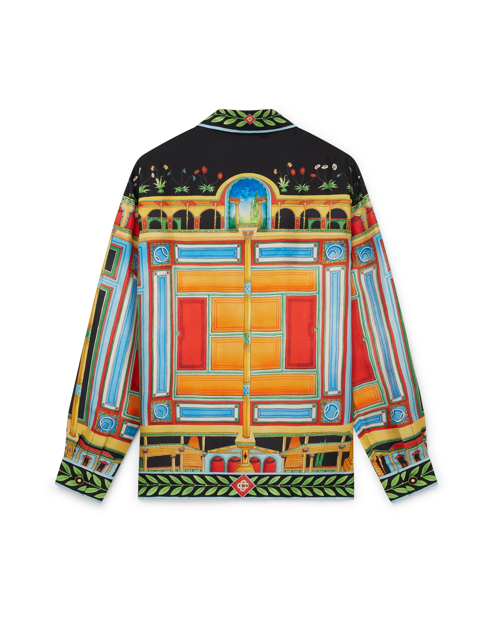 Camisa de seda Palace in Bloom