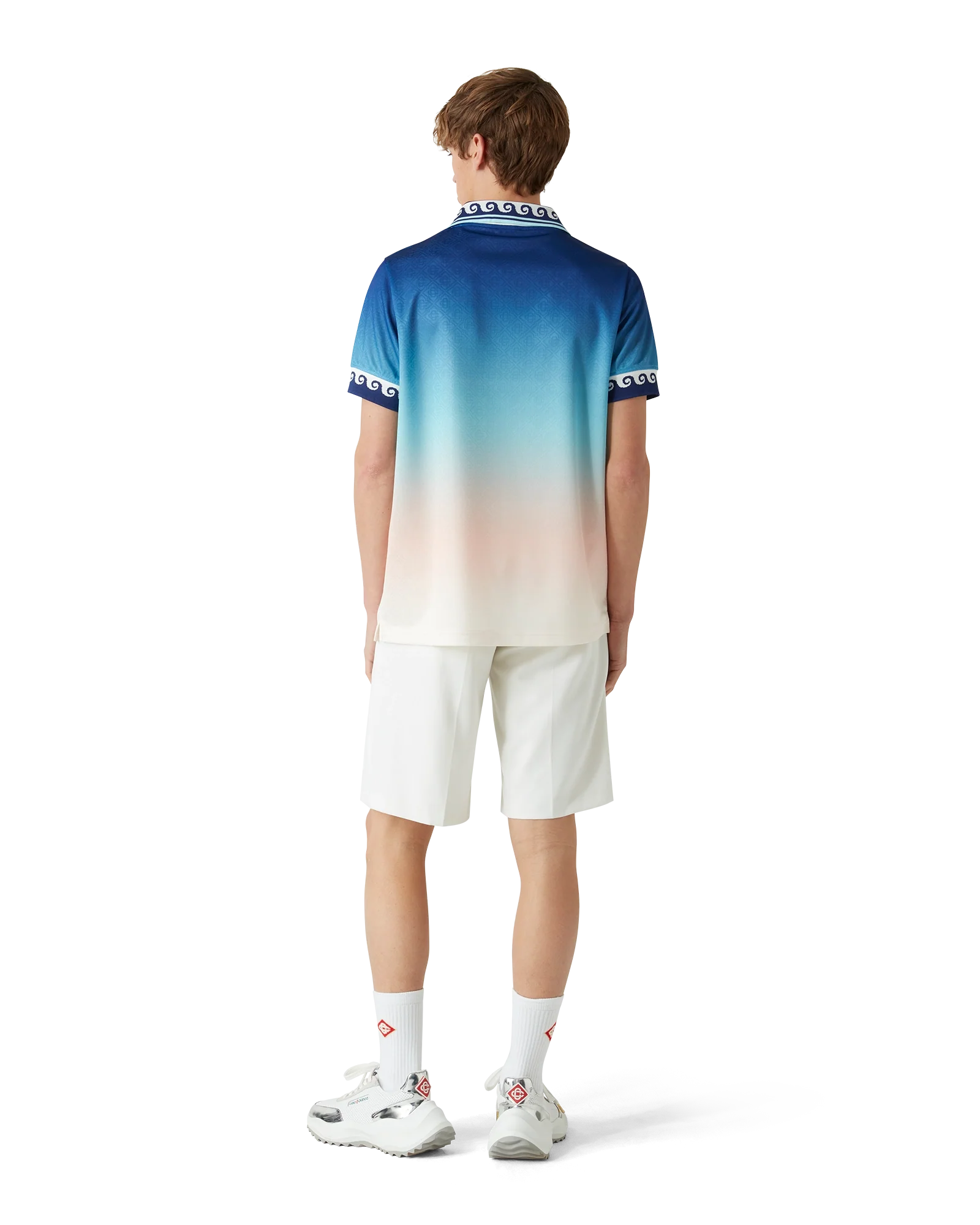 Camiseta de fútbol con degradado de jacquard
