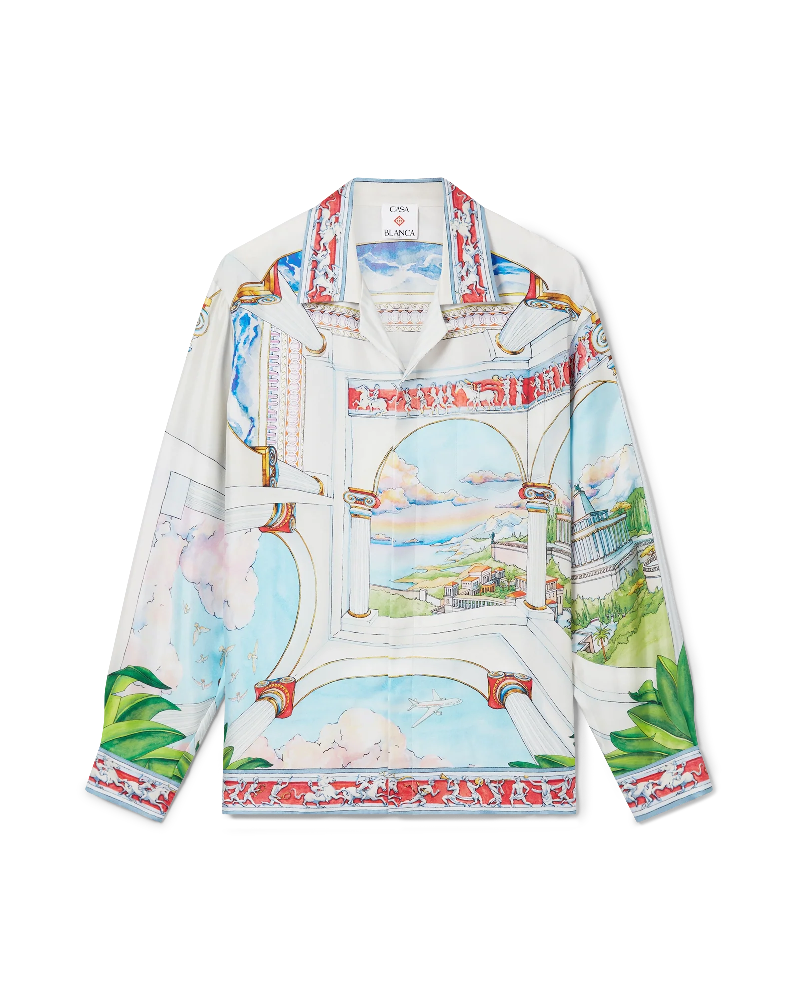 Camisa de seda de manga larga Le Passage