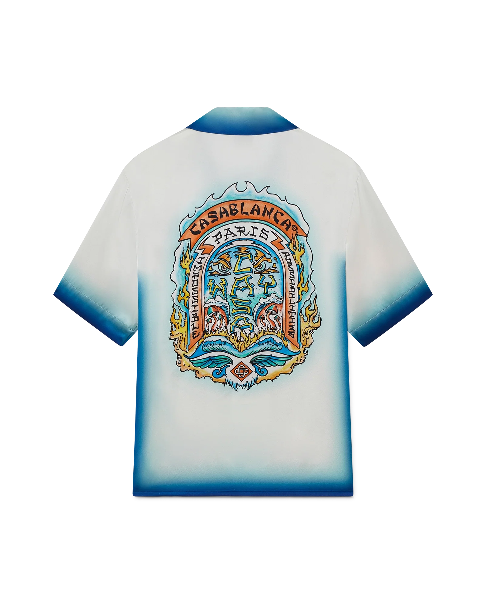 Camisa de seda de manga corta Casa Way Skate