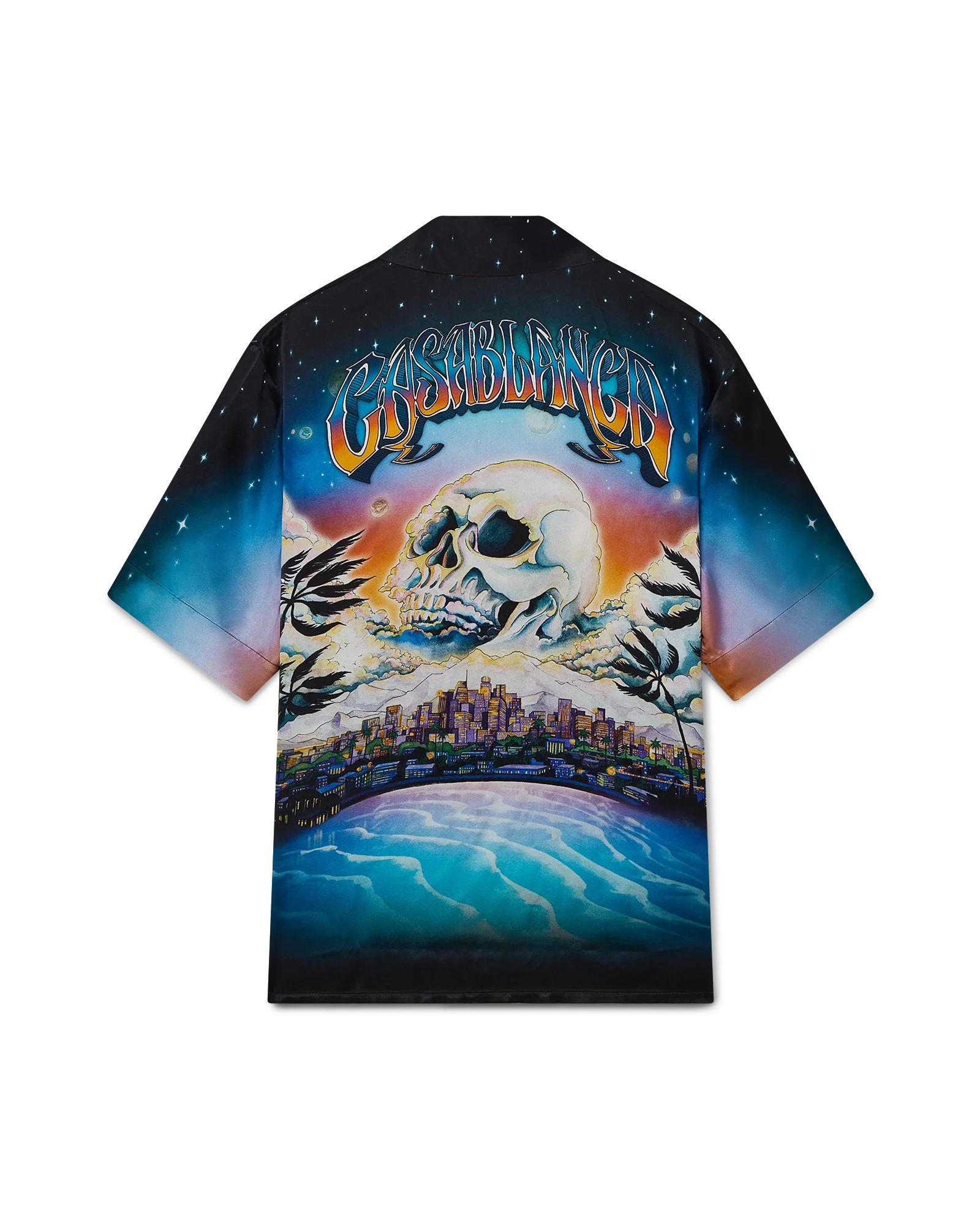 Camisa de seda de manga corta The Premonition