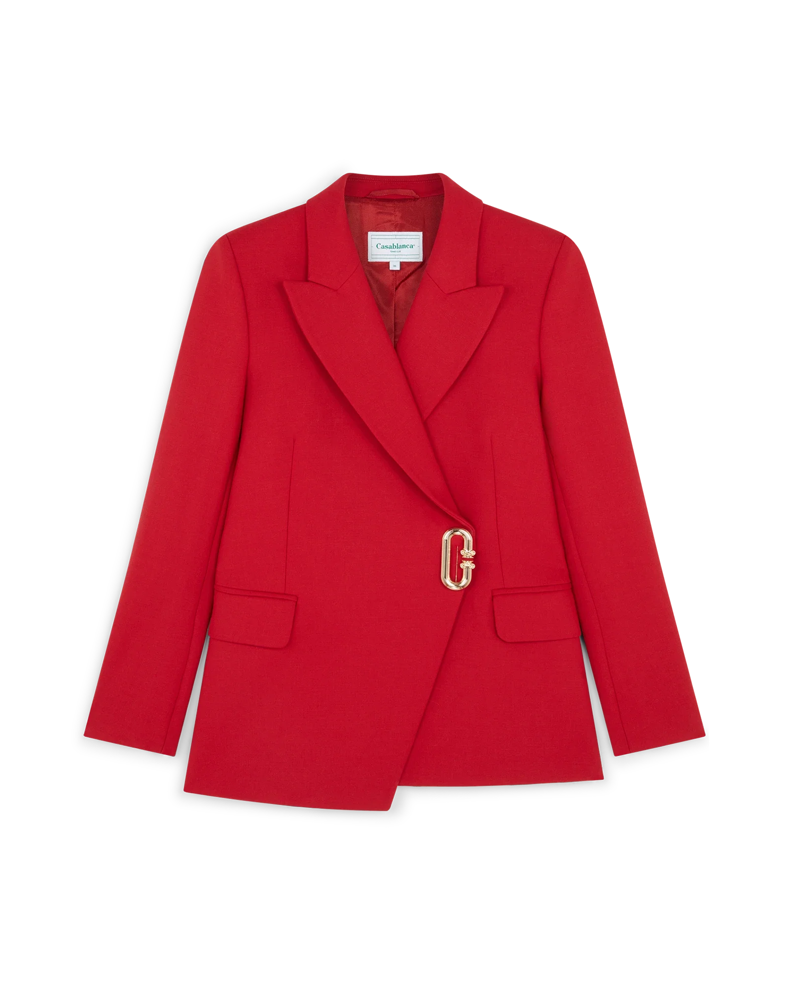 Chaqueta cruzada asimétrica