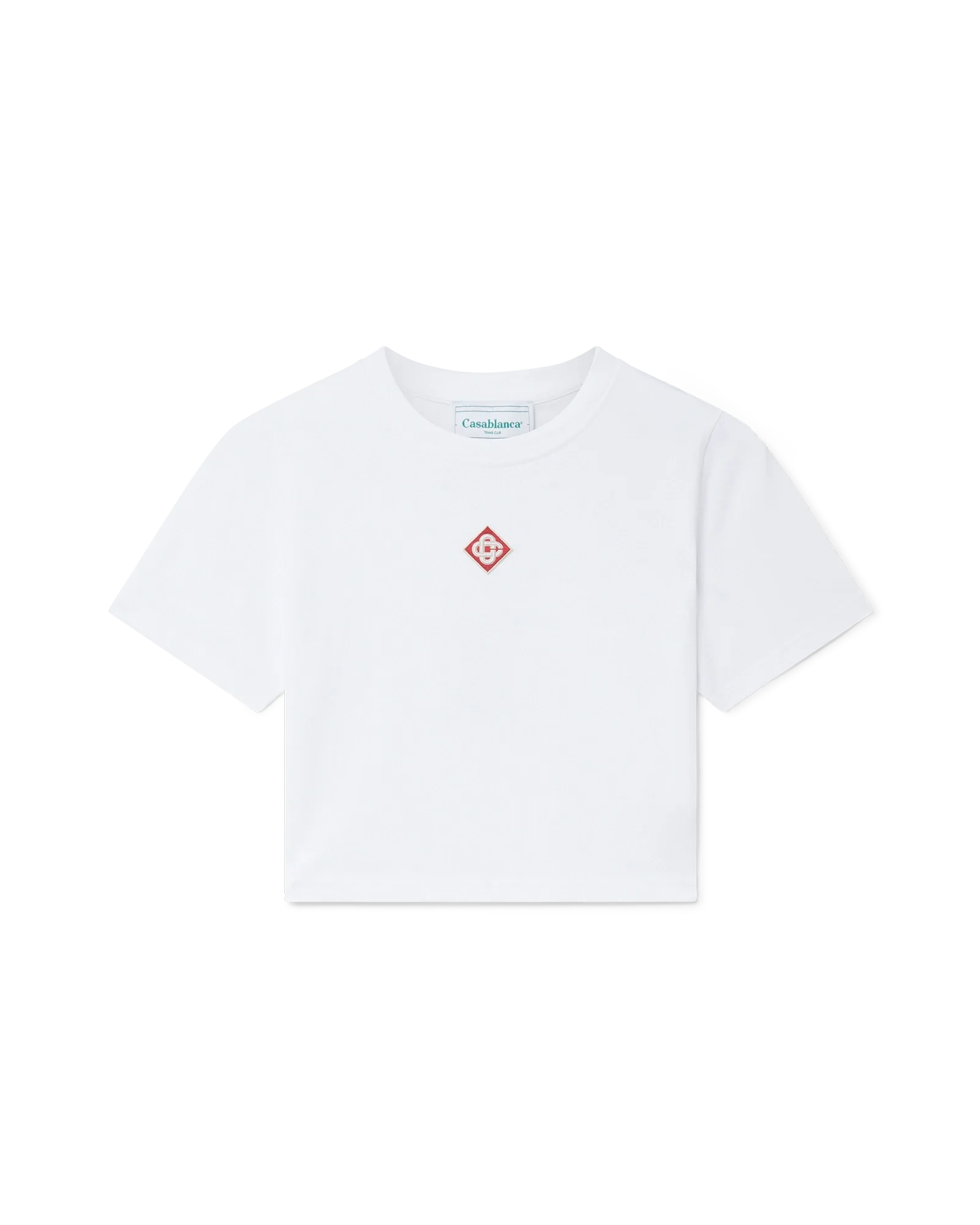 Camiseta elástica con logotipo de diamante