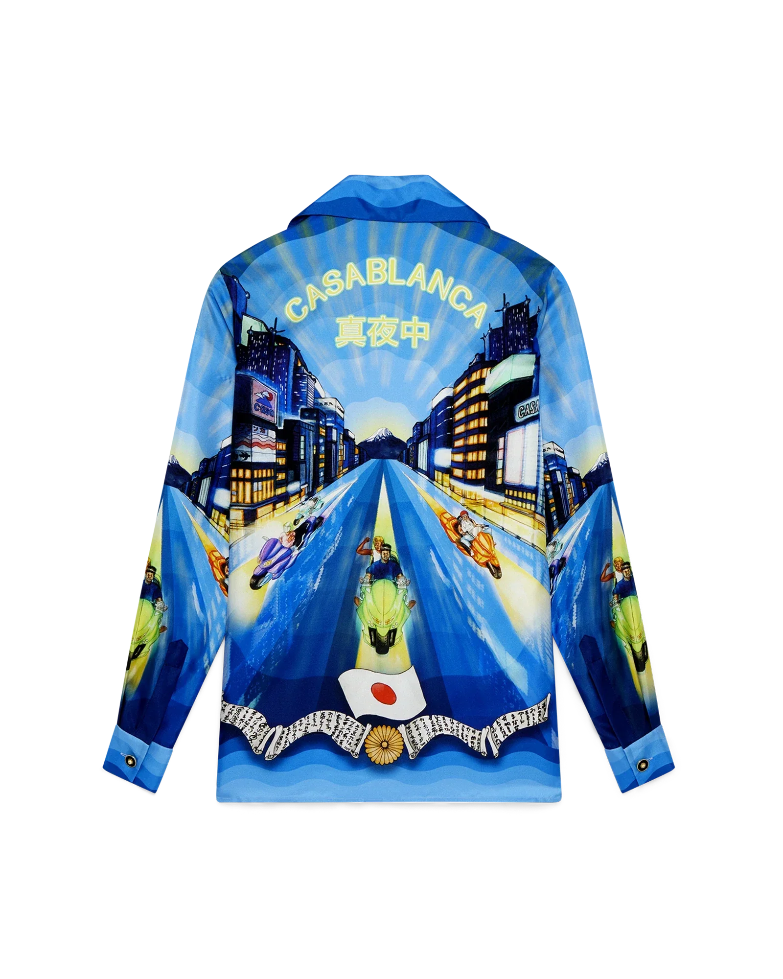 Camisa de seda Tokyo Night