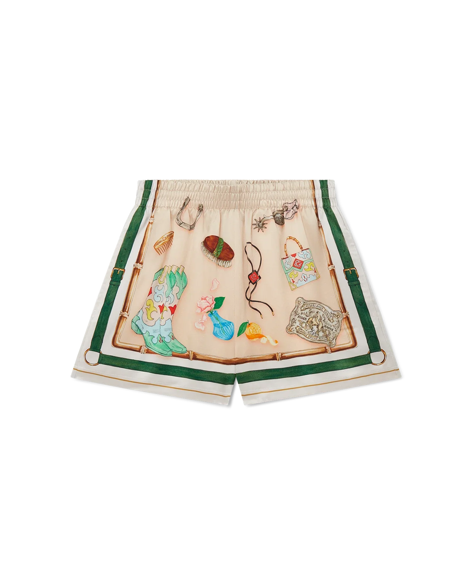 Pantalones cortos de seda The White Stable
