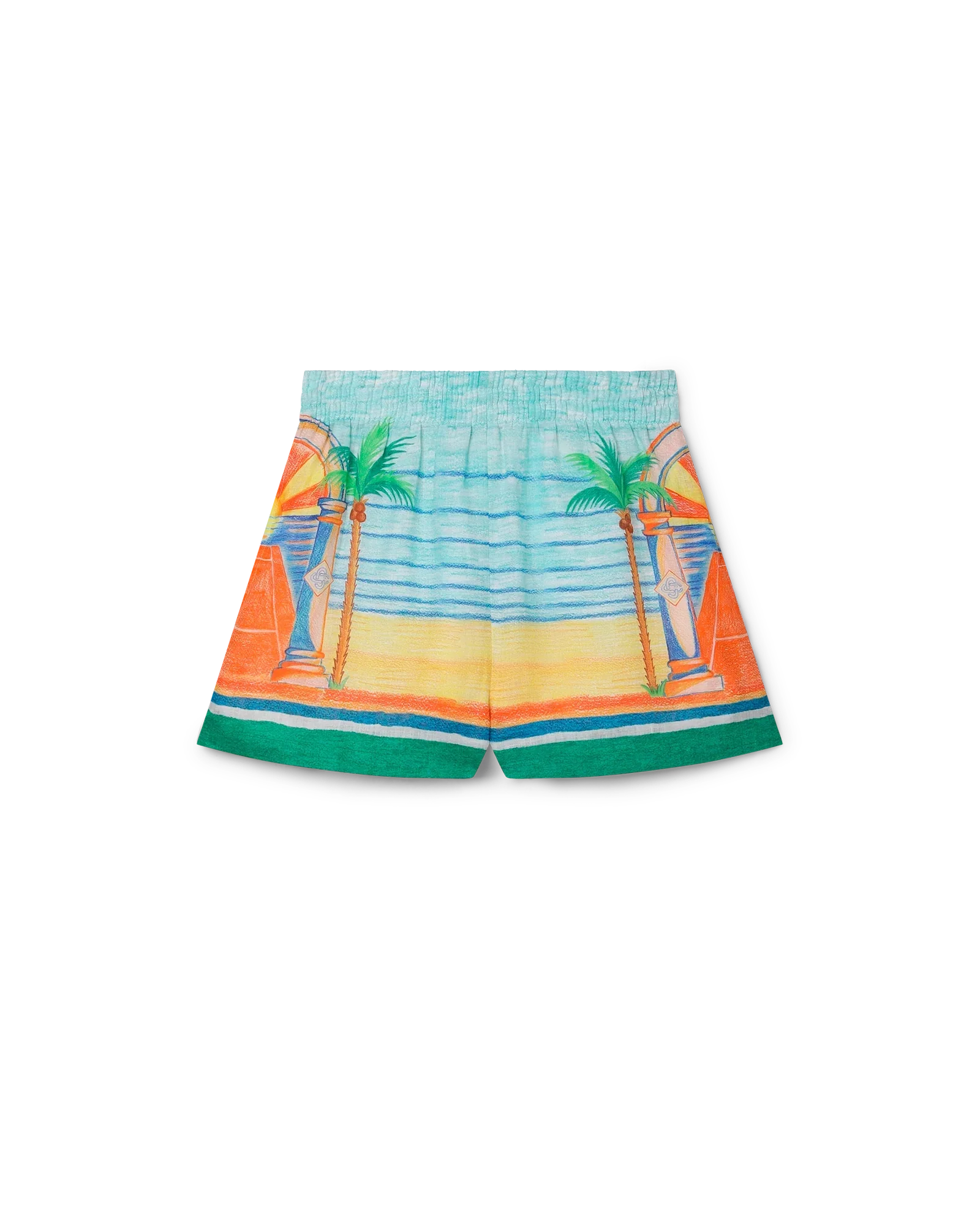 Pantalones cortos de lino del Día de la Victoria