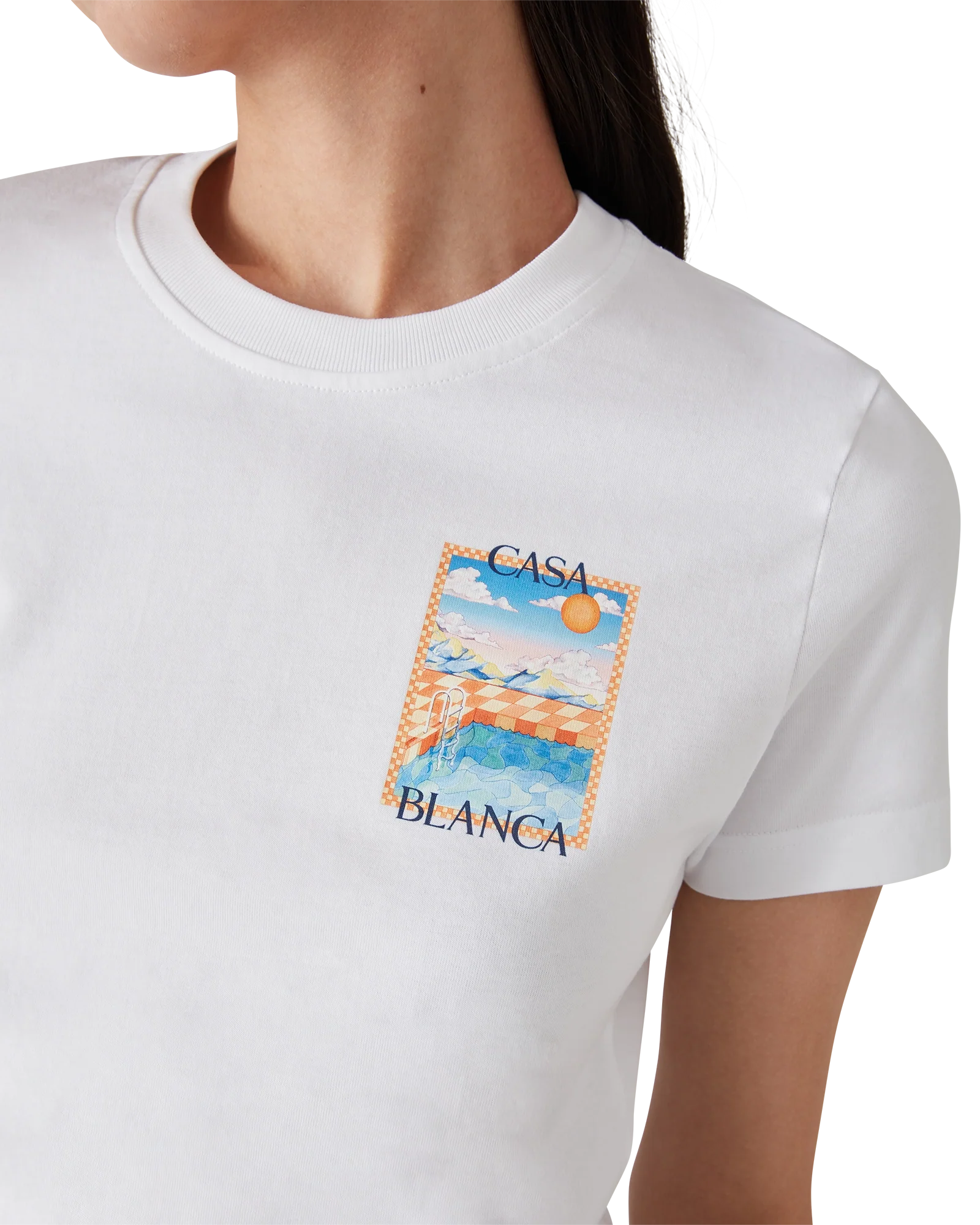 Camiseta de piscina surrealista