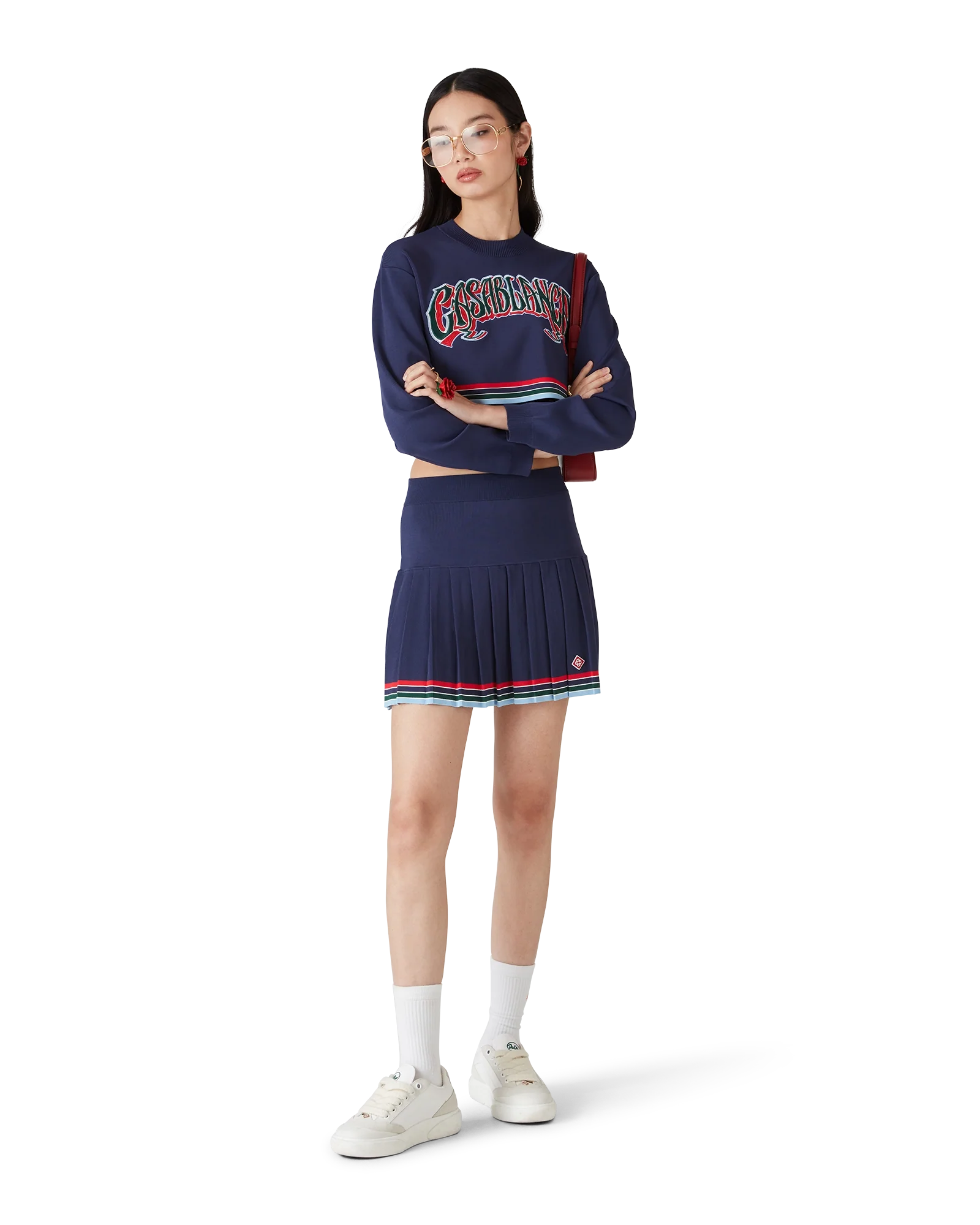 Falda plisada de béisbol