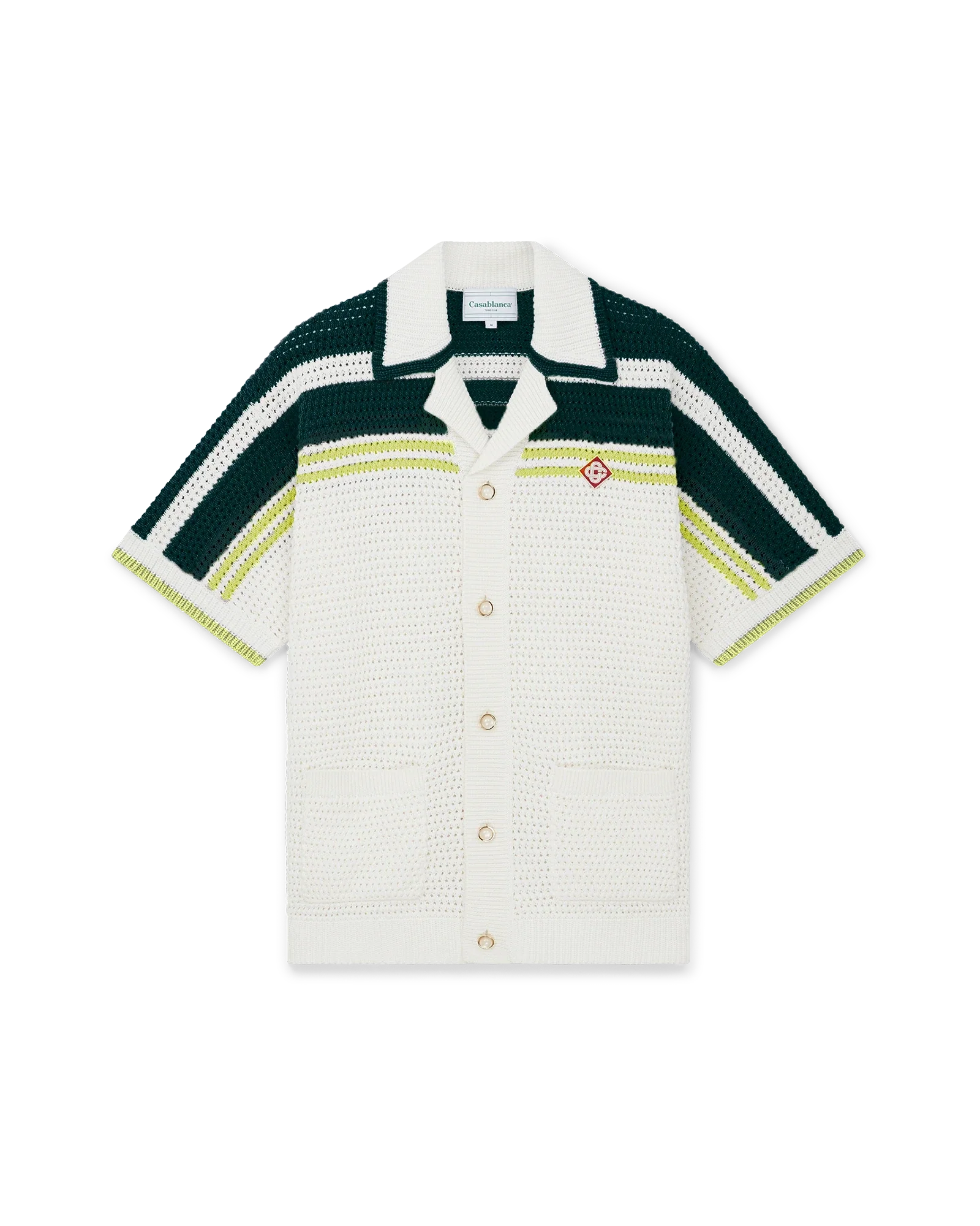 Camiseta de tenis de crochet