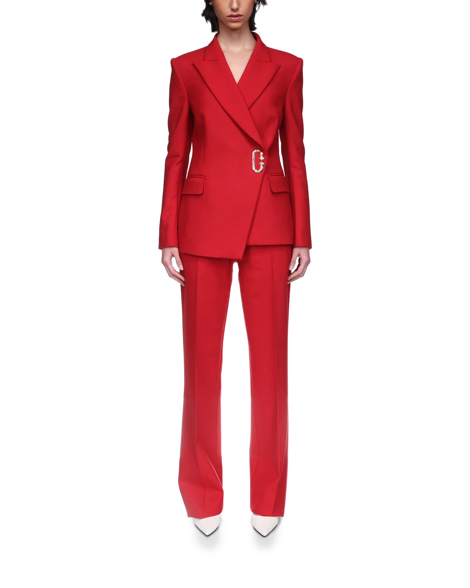 Chaqueta cruzada asimétrica