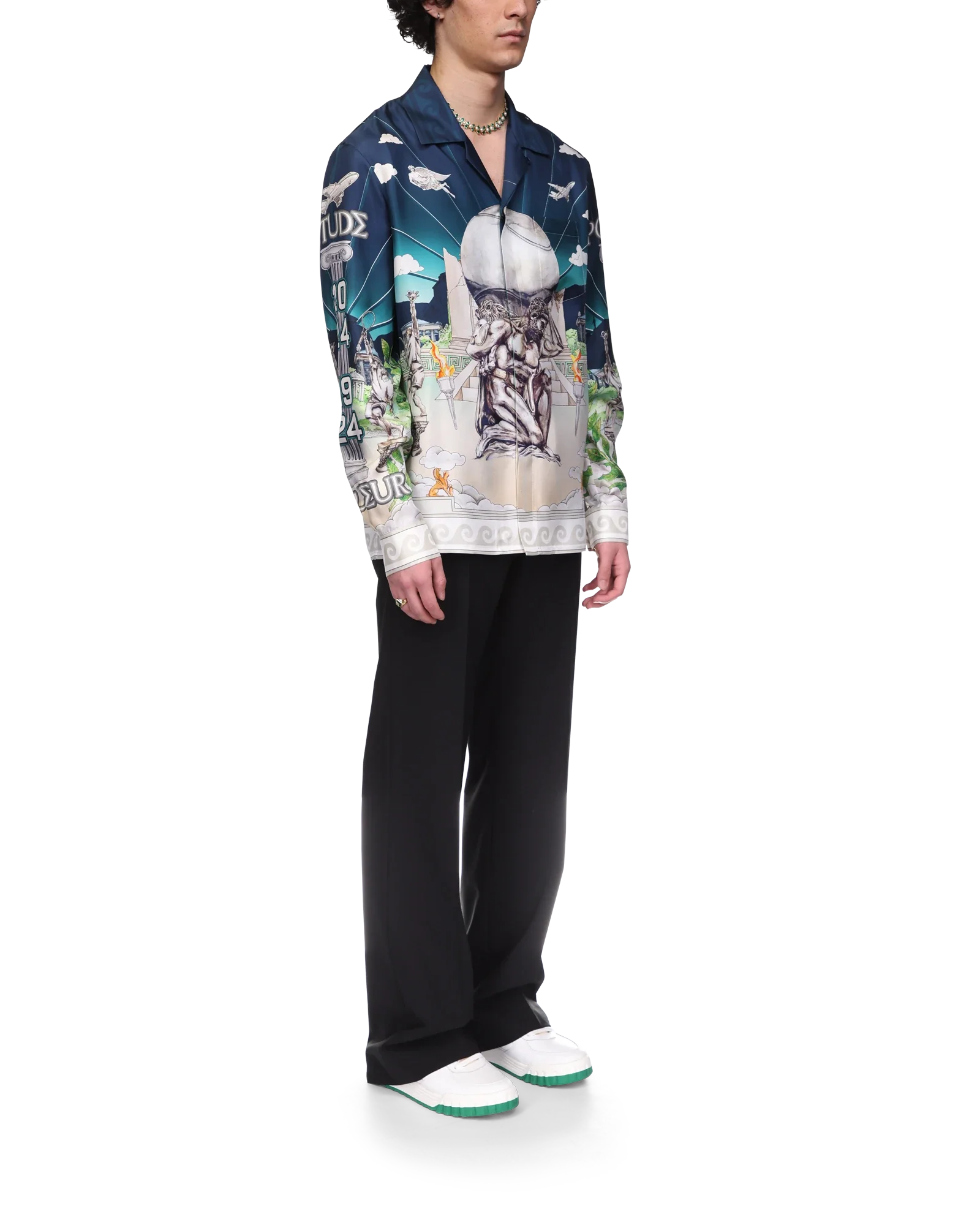 Camisa de seda The Temple of Sport